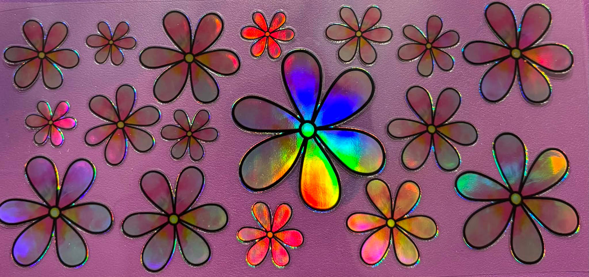 Holographic Flower Wrap