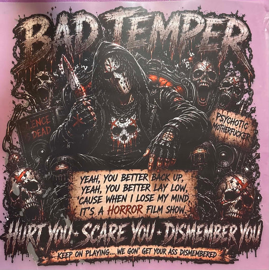 Bad Temper Shirt Or Tote Transfers