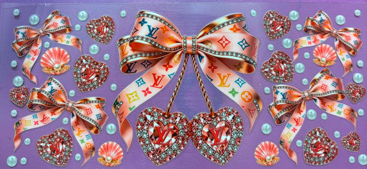 LV Colorful Bow Wrap