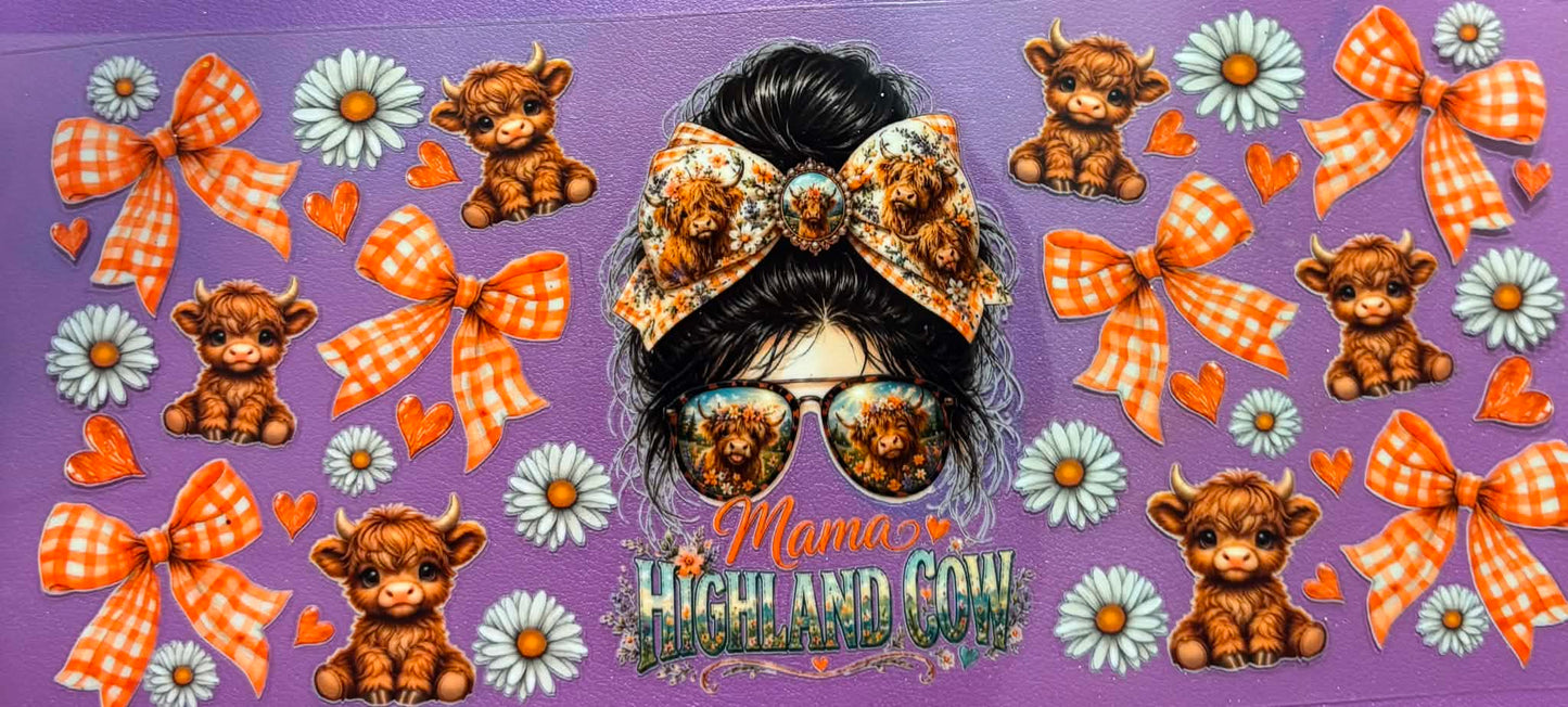Highland Cow Mama Wrap