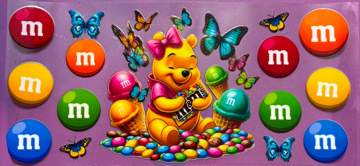 Winnie Pooh And M&M Wrap
