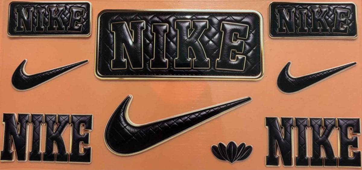 BLACK LEATHER LOOK NIKE WRAP