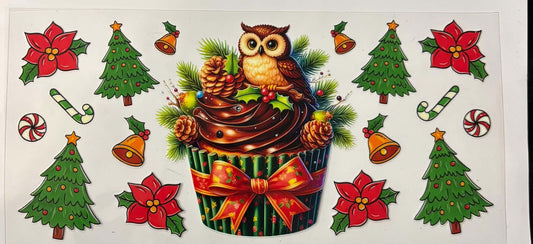 Christmas Choclate Cupcake Wrap