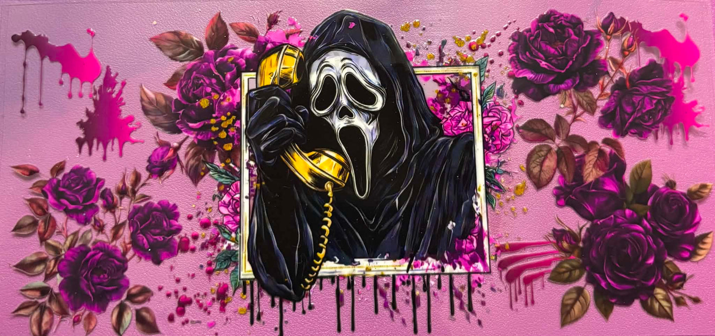 Purple Ghost Face Wrap