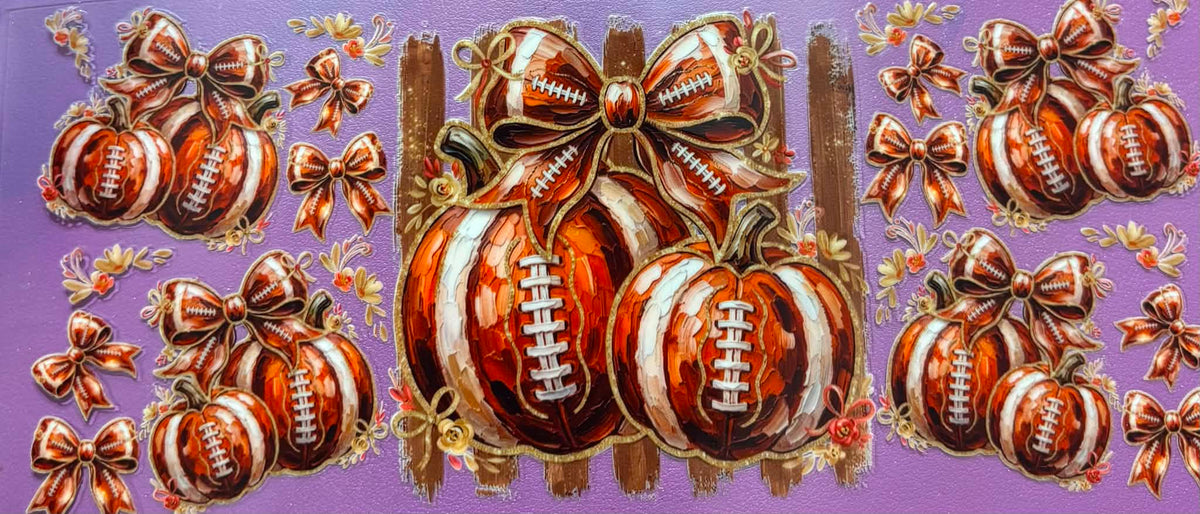 Football Pumkin Wrap