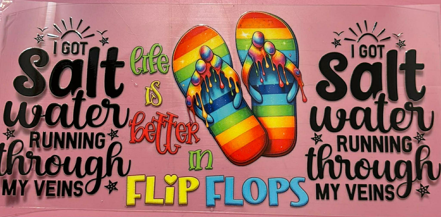 Salt Water and Flip Flops wrap