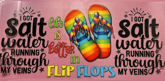 Salt Water and Flip Flops wrap