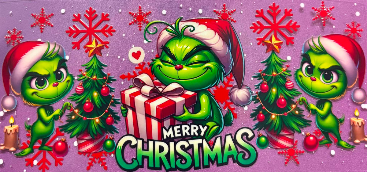 Merry Christmas Grinch Wrap