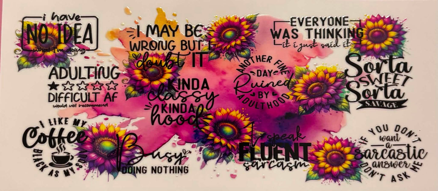 Sarcastic Sayings Wrap