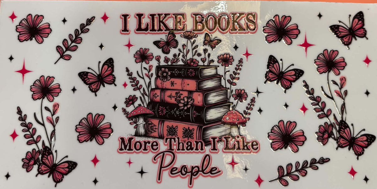 I LIKE READING BOOK MORE THAN I LIKE PEOPLE WRAP