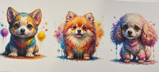 Puppy And Dog Decal Priced Per Dog