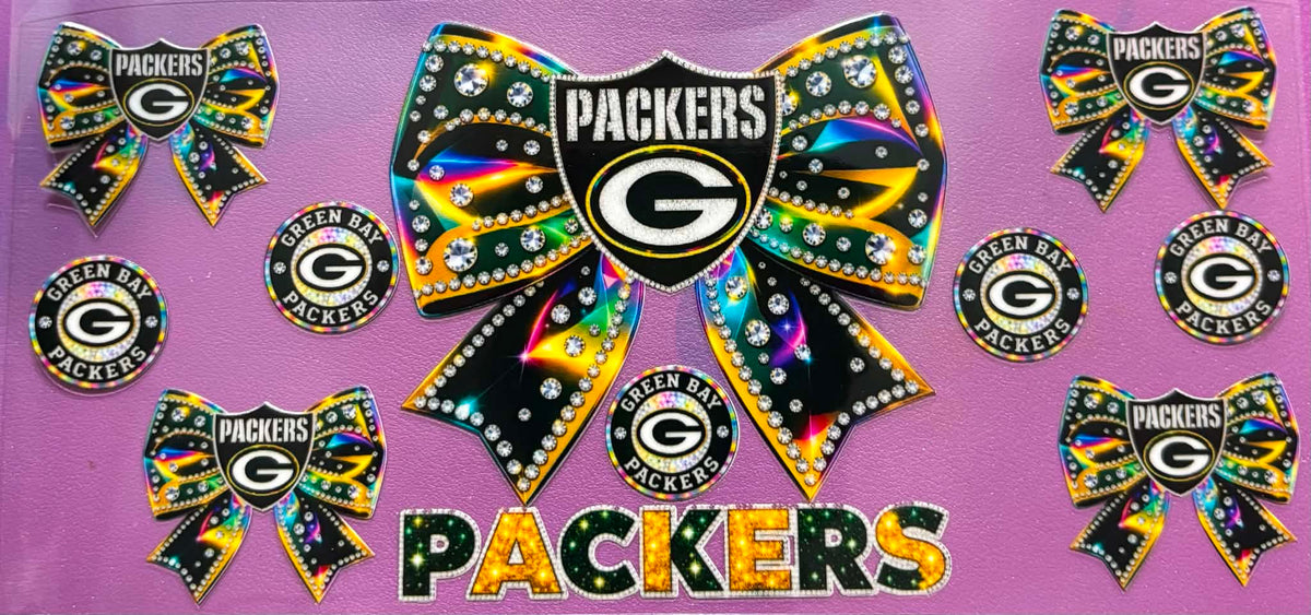 Bow Green Bay Packers Wrap