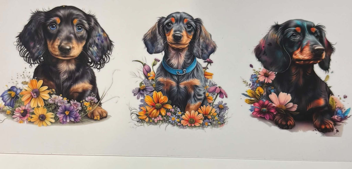 Puppy And Dog Decal Priced Per Dog