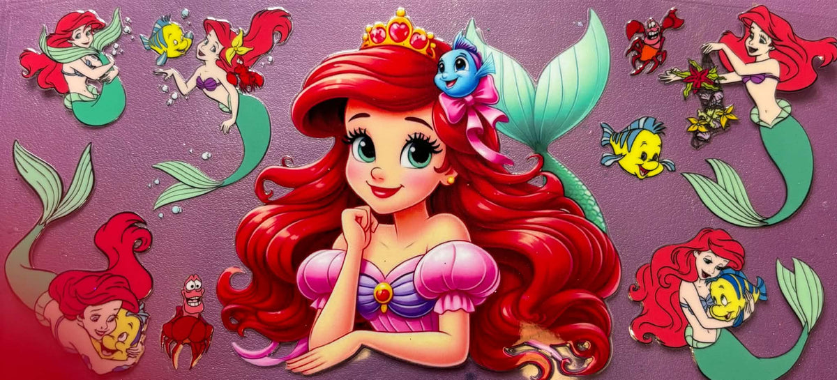 Ariel Little Mermaid #3 Wrap