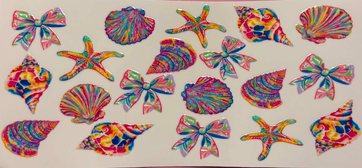 Sea Shell Colorful Wrap