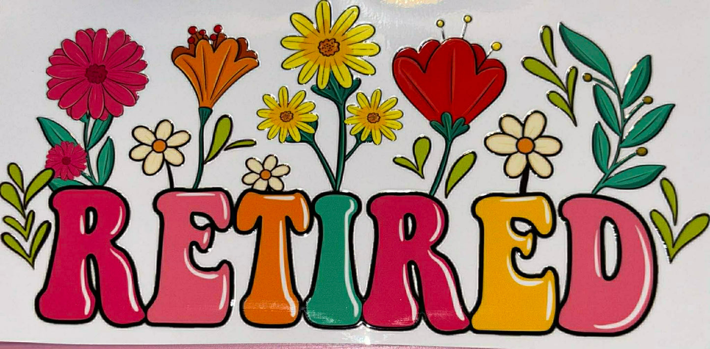 Retired flower wrap