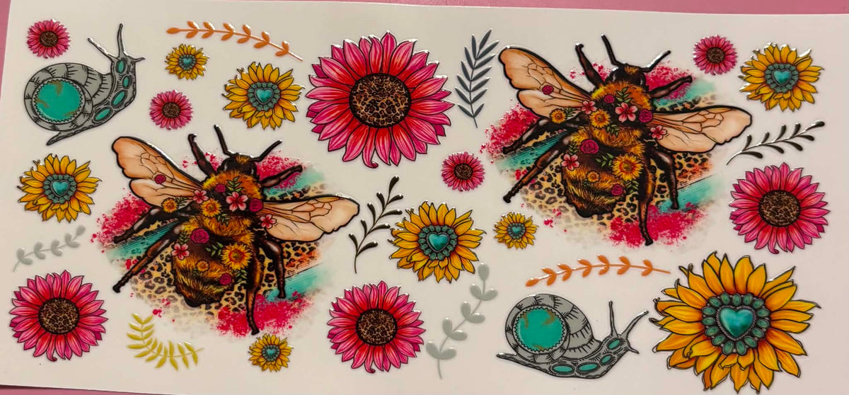 Flowers and Bees wrap