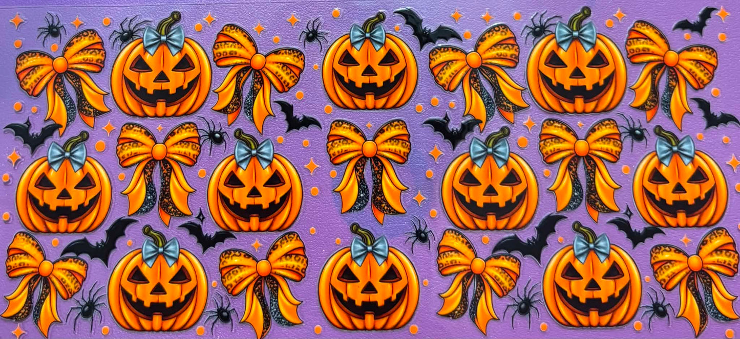 Pumkin And Bows Wrap