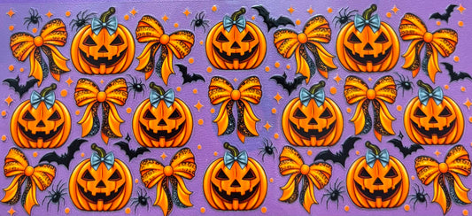 Pumkin And Bows Wrap