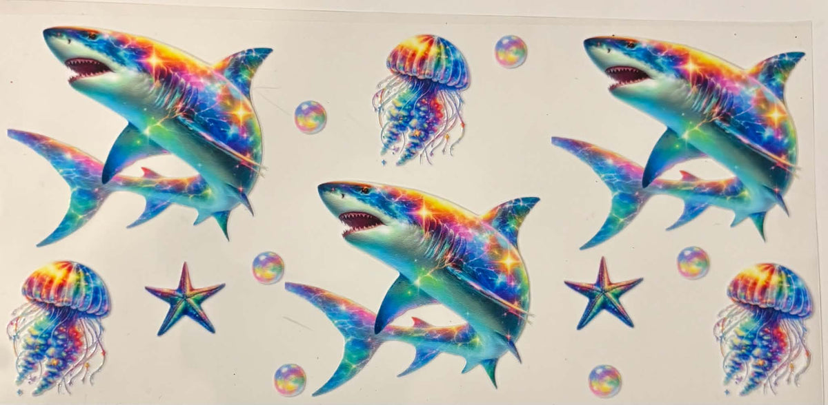 Shark Colorful Wrap
