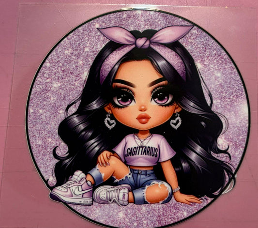 Sagittarius girl decal