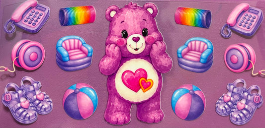 Purple Heart Carebear Wrap