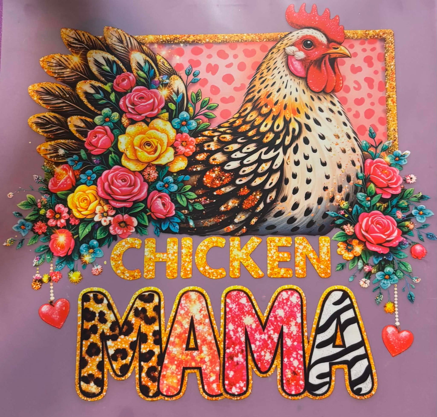 Chicken Mama Shirt Or Tote Bag Transfer