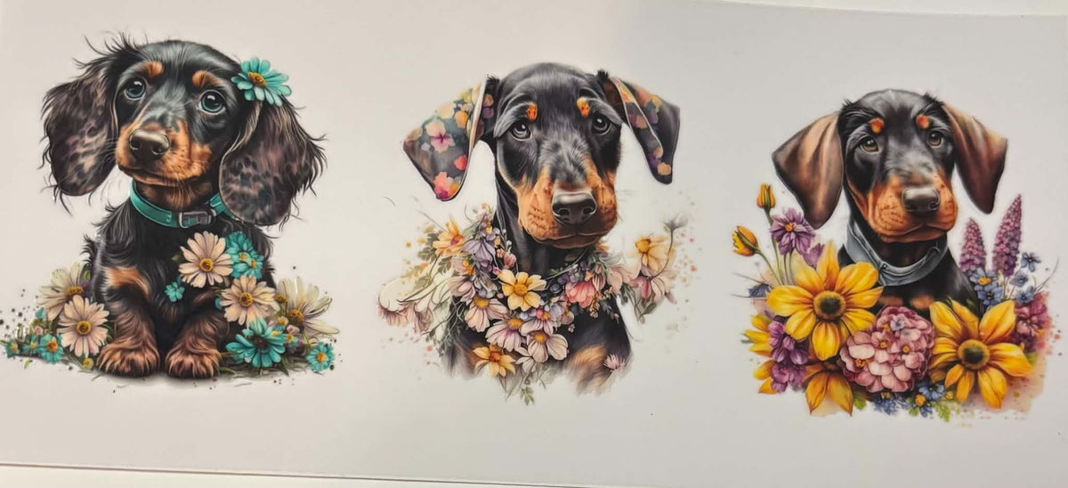 Puppy And Dog Decal Priced Per Dog