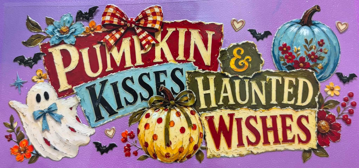 Pumpkin Kiss Haunted Wishes Wrap