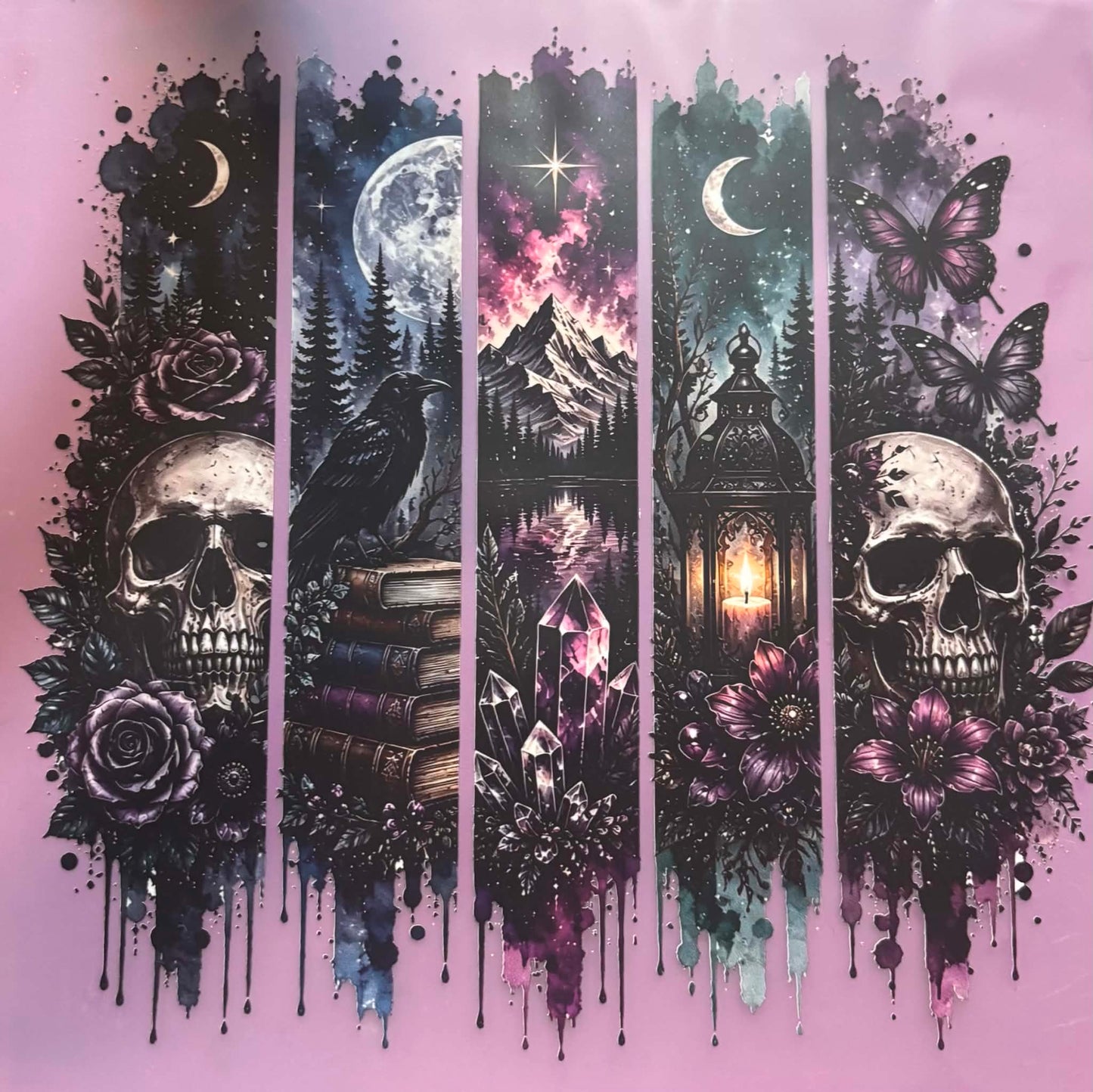 Beautiful Dark Skull Shirt Or Tote Bag Transfer