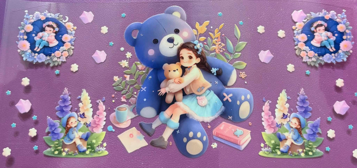 Big Blue Bear And Me  Kid Wrap
