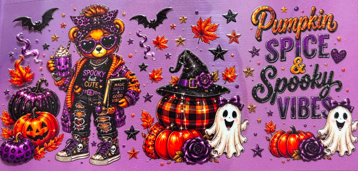 Pumpkin Spice & Spooky Vibes Wrap