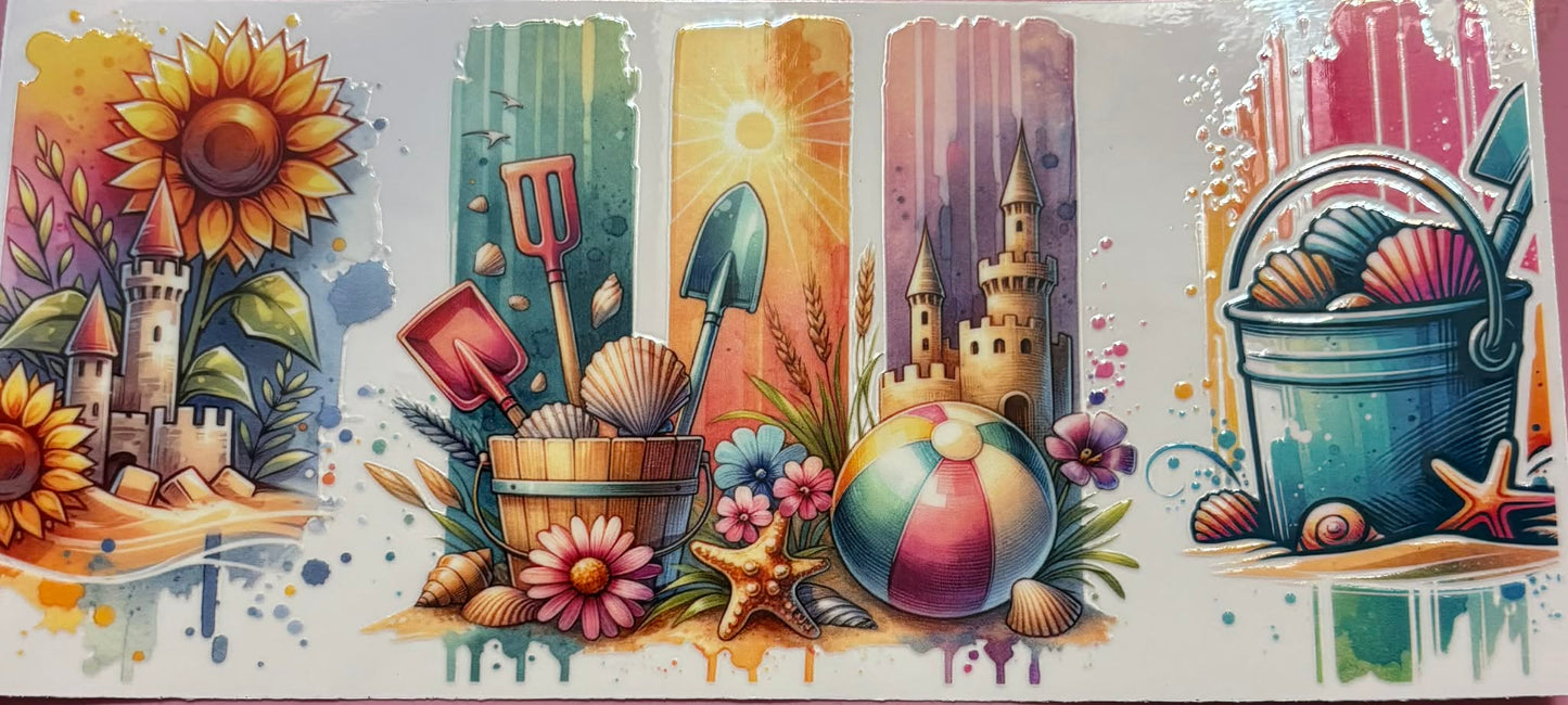 Summer paint cup wrap