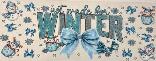 Blue Winter Christmas Wrap