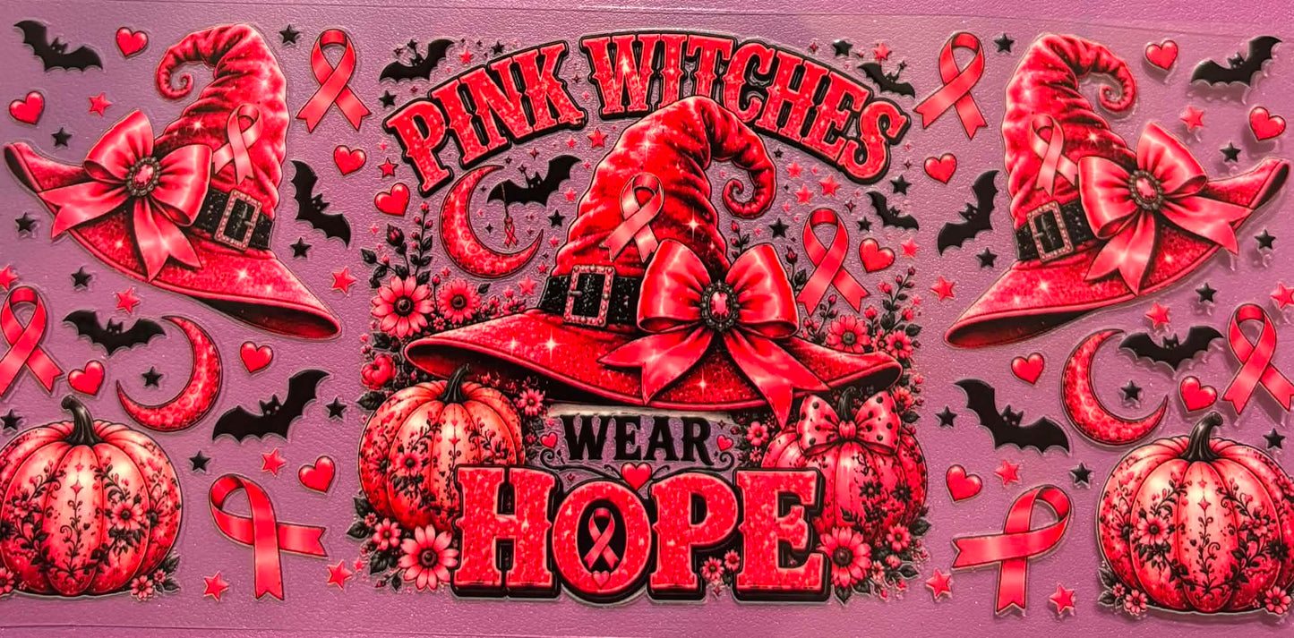 Pink Witches Wear Hope Wrap