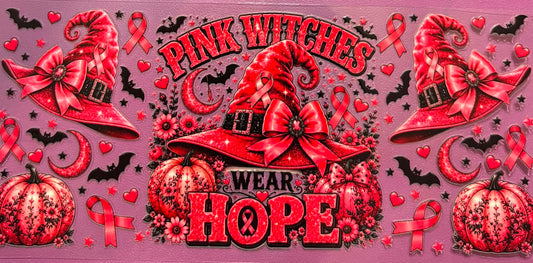 Pink Witches Wear Hope Wrap