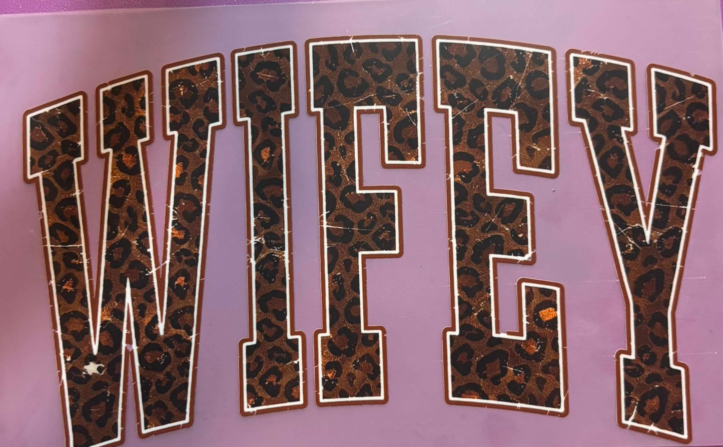 Wifey Shirt Or Tote Bag Transfer