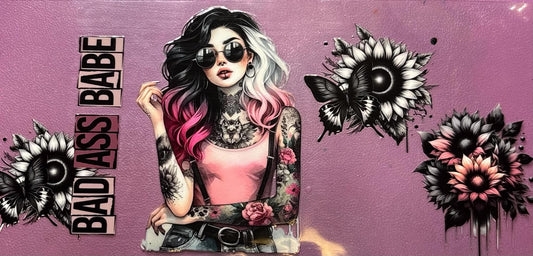 Bad Boss Babe Tattoo Girl Wrap