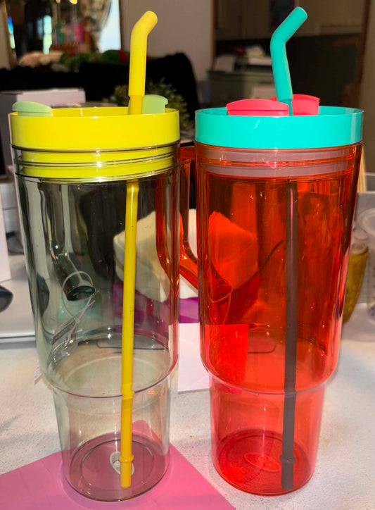 40oz Plastic Tumbler
