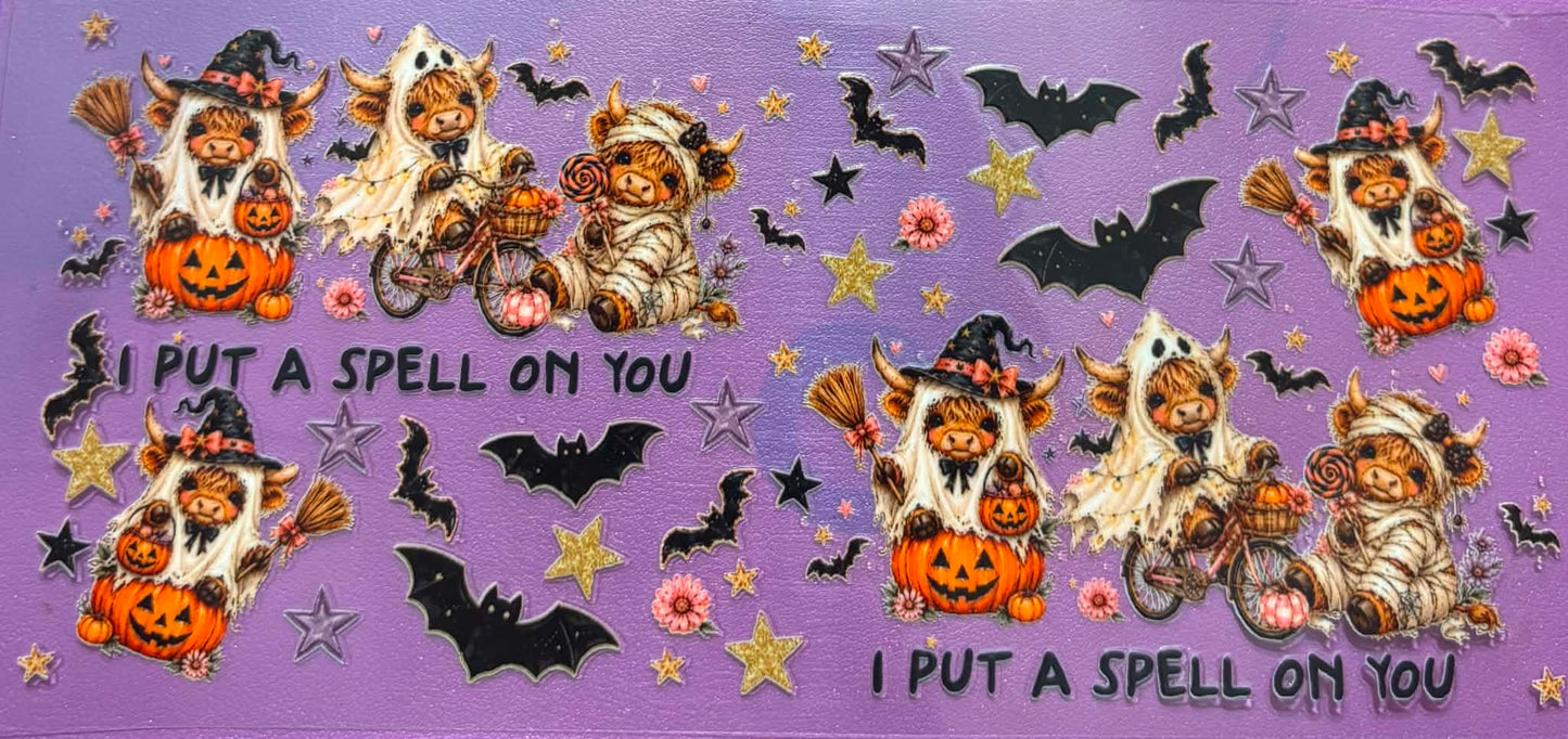 Highland Cow Hocus Pocus Wrap