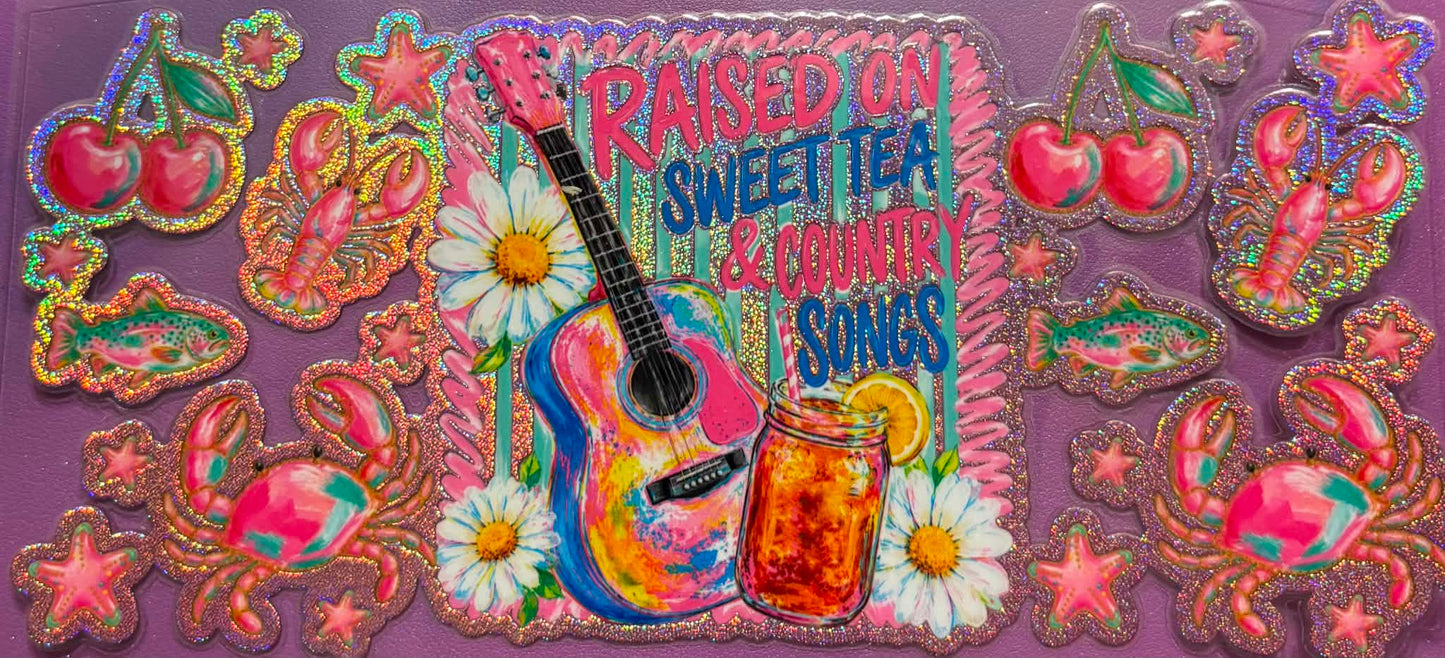 Raised On Sweet Tea And Country Songs Wrap