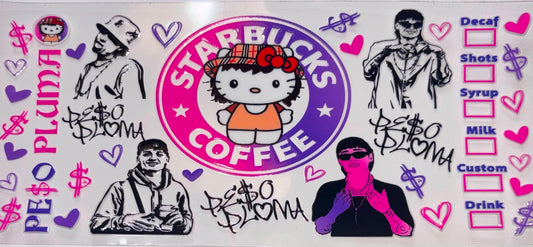 HELLO KITTY PE$O PLUMA STAR BUCKS WRAP