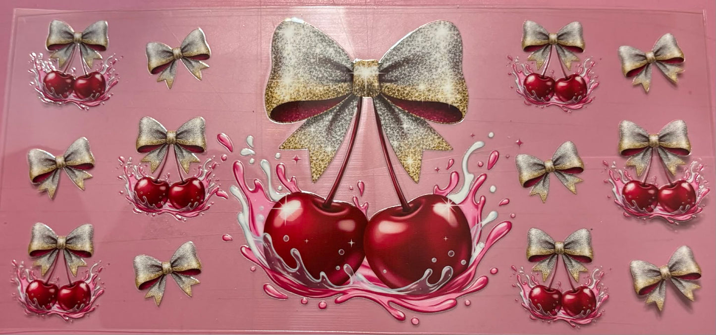 Gold Silver Cherry Wrap