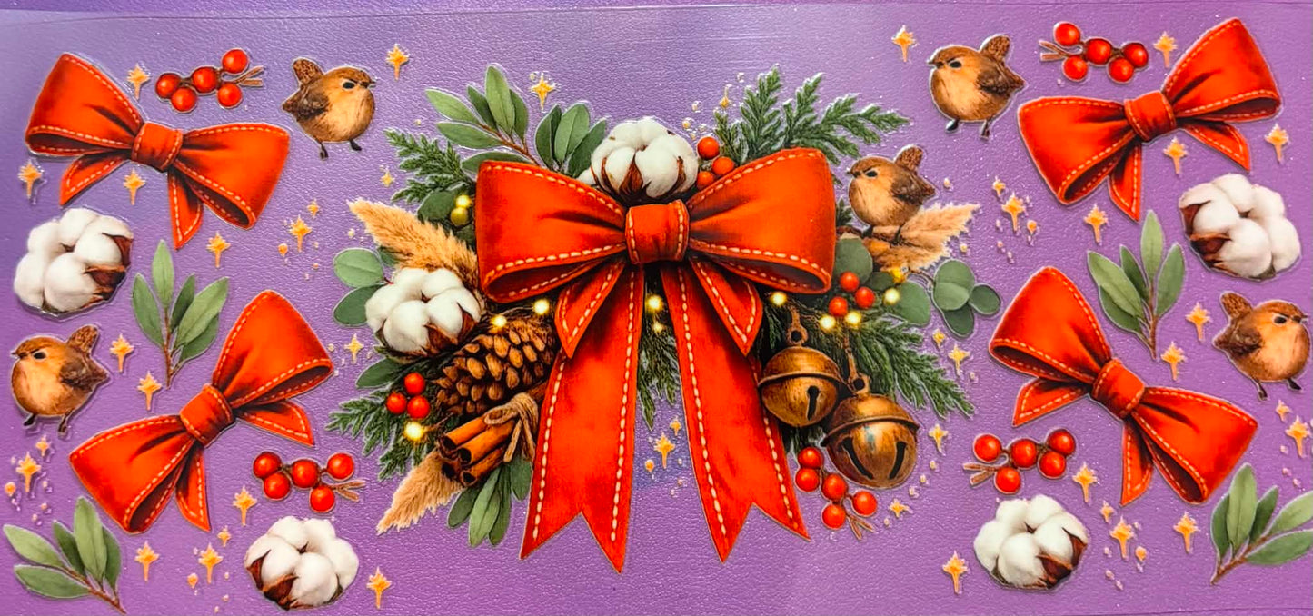 Christmas Bows And Mistletoes Wrap