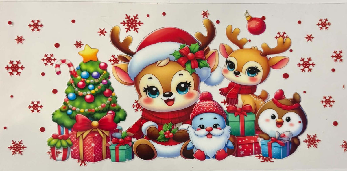 Christmas Reindeer Wrap
