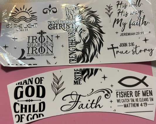 Faith Lion 40oz wrap
