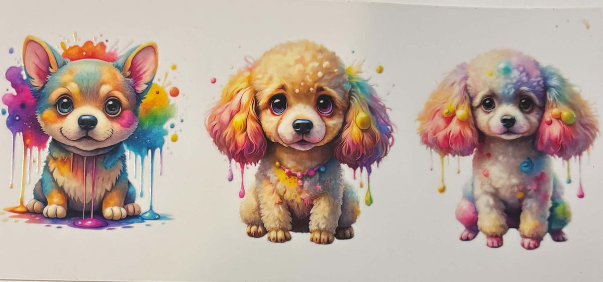 Puppy And Dog Decal Priced Per Dog