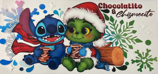 Baby Grinch Stitch Wrap