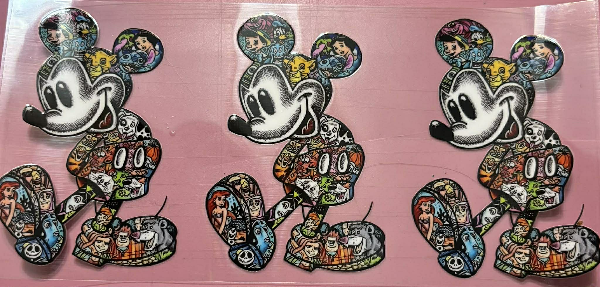 Mickey covered in disney wrap – Bee Happy Honey Creations And Designs