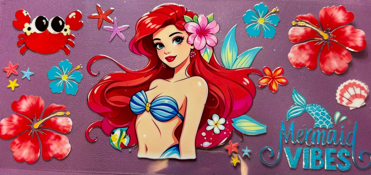 Little Mermaid Ariel Vibes Wrap